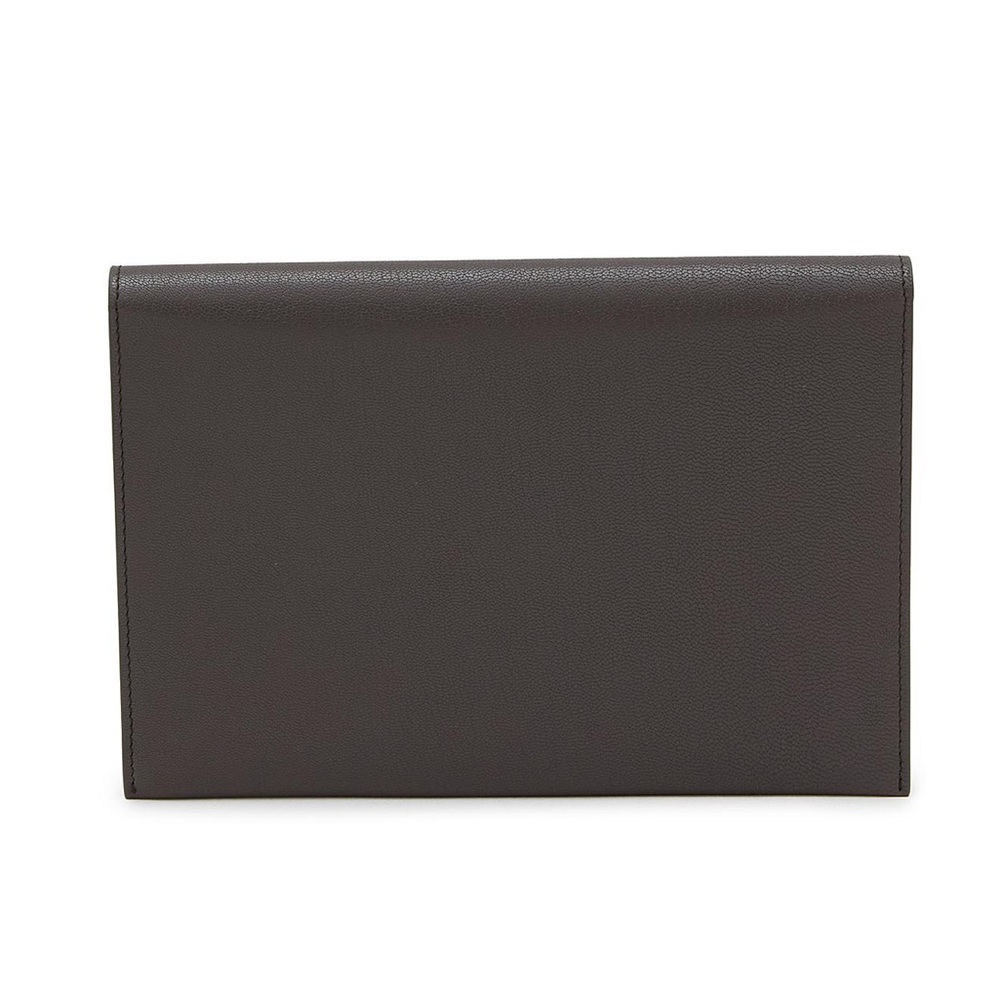 NWT The Row Leather Travel Pouch in Cold Grey / Gray - Picture 2 of 10